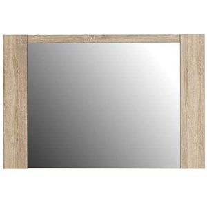 NEWFACE Spiegel, hout, Sonoma eiken decor, 99.3 x 1.8 x 66 cm