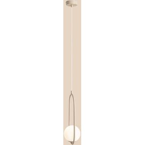 ALDEX Hanglamp Dione, 1-lamp, beige/wit