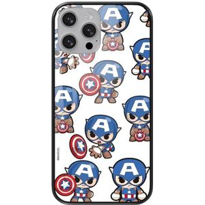 ERT GROUP Coque de téléphone Portable pour Apple Iphone 13 Pro Max Original et sous Licence Officielle Marvel Motif Captain America 029 en Verre trempé, Coque de Protection