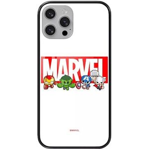 ERT GROUP Étui de téléphone portable pour Apple Iphone 13 PRO MAX Original et officiellement reconnu Marvel Pattern Marvel 009 en verre trempé, housse de protection