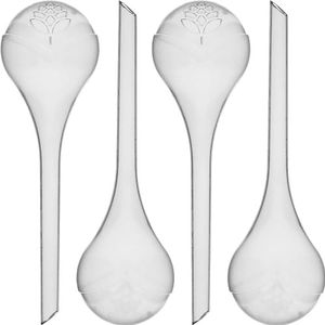 Browin 720923 irrigatieballen voor planten, transparant, 4 stuks