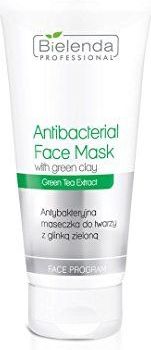 Bielenda Professional Antibacterial Face Mask met groen Clay Antybakteryjna maseczka voor gezicht met glinką zieloną 150g