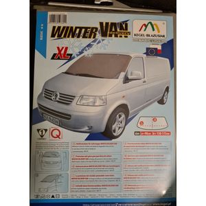 Ruitbescherming maat XL antivorst scherm ruit beschermdoek vorst sneeuw ijsvorming bus o.a. transporter, tevens bescherming voor uw interieur tegen de felle zon.