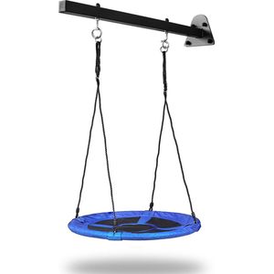 Schommel ophangstang - 100cm - Gepoedercoat staal - zwart