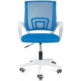 Bureaustoel - 48x45x50 cm - Draaibaar - Blauw