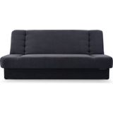 Sofa mit Schlaffunktion und Bettkasten, Kippsofa Klappsofa Schlafsofa Clic-Clack Couch für Wohnzimmer Federkern Sofagarnitur Polstersofa - cyprus