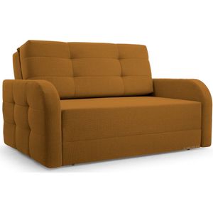 Innovatieve bank met slaapfunctie, woonkamer meubels, elegant design - Porto 120 - Gelb (BRAGI 68)