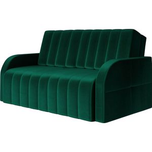 E-meubles - Innovatives Schlafsofa mit Schlaf-Funktion, Sofa mit Stauraum, wandelbarer Sessel, elegantes Design – montana 120 (Dunkelgrün – Kronos 19)