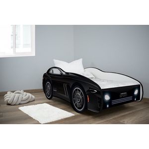 Kleuterbed Top Beds Racing Car 80x160 Black Incl. Matras