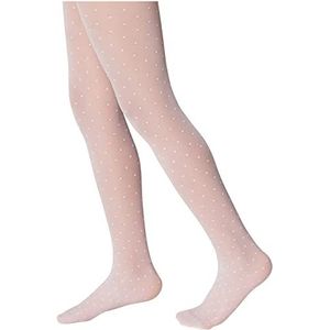 Conte elegant Meisjes Dotsy Chique Kinderpanty, wit, 146/152 cm