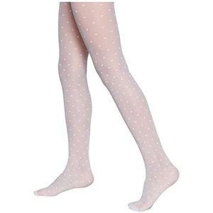 Conte elegant Chique kindermaillot voor meisjes, wit, 116/122 cm