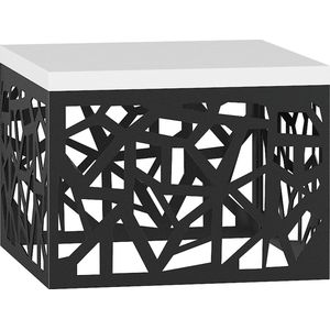 Salontafel Tachta wit glans