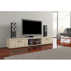 TV meubel - Aridea - Sonoma - 175x23x38 cm
