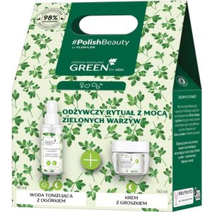 FlosLek Laboratorium GREEN for skin Gift Set met Voedende Werking