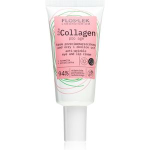 FlosLek Laboratorium Fito Collagen dag- en nachtcrème tegen rimpels voor Oog en Lip Contouren 30 ml