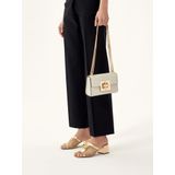 Kazar - Muiltjes - Geel - Leer - Opengewerkte Band