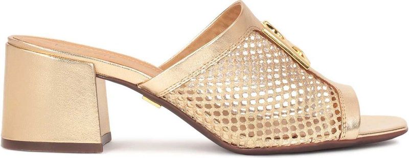 Kazar - Muiltjes - Geel - Leer - Opengewerkte Band