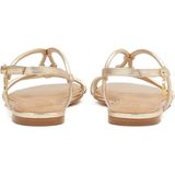 Merk - Sandaal - Effen - Leer - Riemsluiting - Platte Hak