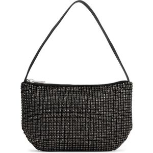 Evening bag for carrying in the hand and on the arm