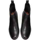 Black slip-on women's slingback Chelsea boots