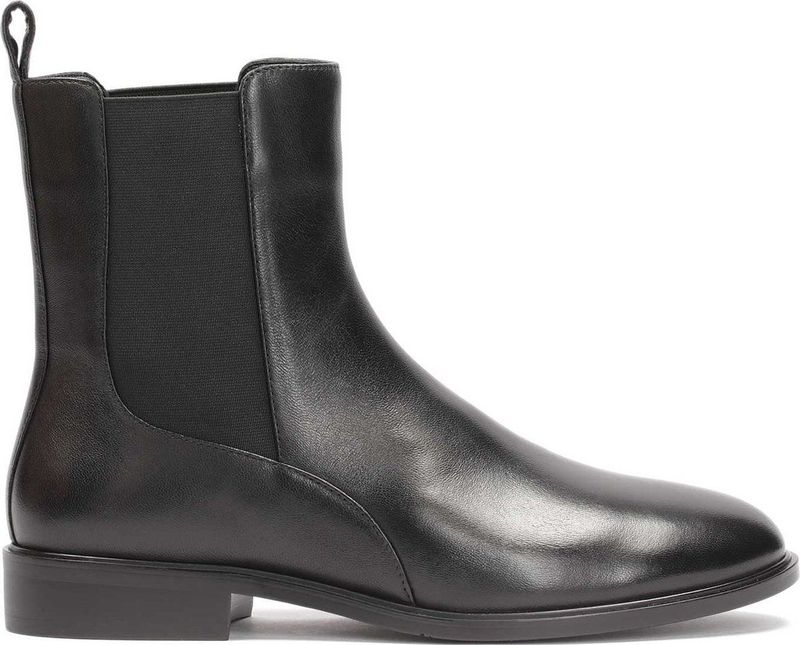 Black slip-on women's slingback Chelsea boots