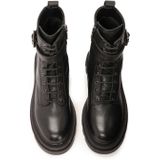 Legerkisten - Zwart - Hoogwaardig Graanleer - Rits Sluiting