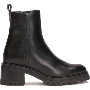Kazar - Zwarte Laarzen - Leer - Met Rits - Dames