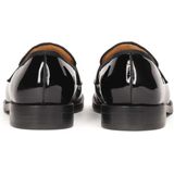 Kazar - Schoenen - Dames - Zwart - Leer - Gelakte Loafers met Quilten