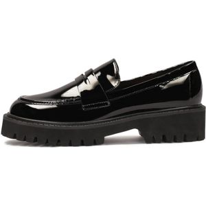 Kazar - Instappers - Zwart - Leer