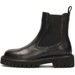 Kazar - Chelsea Laarzen - Zwart - Leer