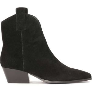 Suede slip-on cowboy boots