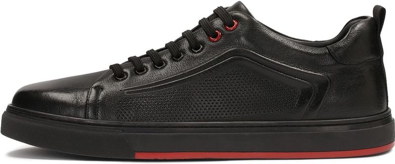 Sneakers - Zwart - Nerfleder - Met Schapenvacht Voering