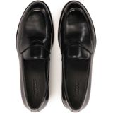 Kazar - Zwarte Leren Heren Penny Loafers