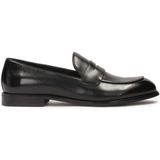 Kazar - Zwarte Leren Heren Penny Loafers