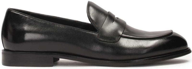 Kazar - Zwarte Leren Heren Penny Loafers