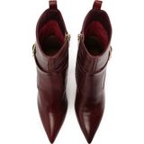 Kazar - Maroon Laarzen - Dames - Leer - Slanke Hak