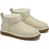 Kazar - Snowboots - Beige - Gevoerd met Schapenwol - Instap Bovenwerk