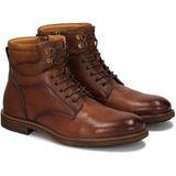 Herenlaarzen - Bruin - Leer - Hoog met Rits en Veters