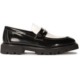 Kazar Studio Instappers 'Penny'  zwart / wit