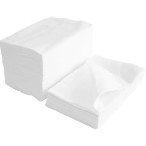 LALILL Wegwerphanddoeken voor pedicure, 100 stuks, handdoekenset, wit, van cellulose, voor pedicure-behandelingen, 50 x 40 cm