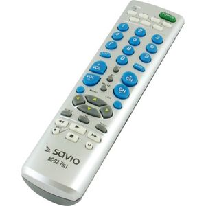 Savio RC-02 - Afstandsbediening - Grijs - Draadloze DVD/Blu-ray en TV