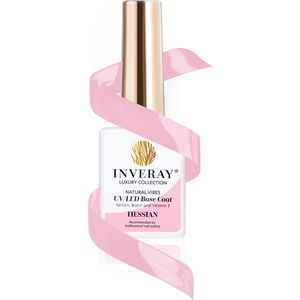 Inveray Base Coat Natural Vibes Hessian - Base Coat met een natuurlijk kleurtje - HEMA 12 free - zowel voor de professional als voor thuis -