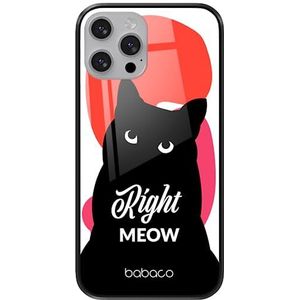 BABACO ERT Group Coque de téléphone Portable pour Apple Iphone 13 Pro Original et sous Licence Officielle Motif Cats 004 en Verre trempé, Coque de Protection