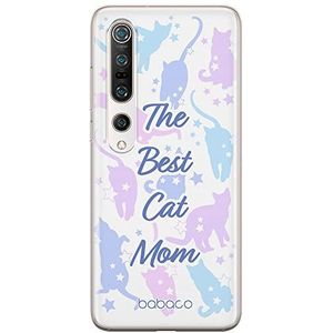 BABACO ERT Group Coque de téléphone Portable pour Xiaomi MI 10 / MI 10 Pro Original et sous Licence Officielle Motif Cats 017 Parfaitement adapté à la Forme du téléphone Portable, Coque en TPU