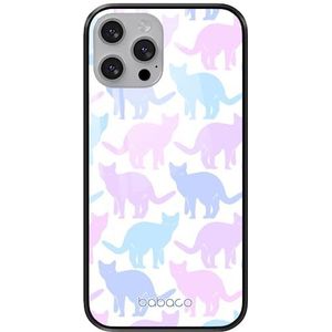 BABACO ERT Group Coque de téléphone Portable pour Apple Iphone 13 Original et sous Licence Officielle Motif Cats 011 en Verre trempé, Coque de Protection