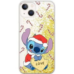 ERT GROUP Mobiele telefoonhoes voor Apple iPhone 13 MINI Origineel en officieel gelicentieerd Disney Stitch 010 met glitter overloop effect