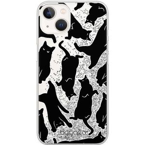 ERT GROUP Coque de téléphone portable pour Apple Iphone 13 MINI Original et sous licence officielle Babaco motif Cats 005, avec effet de débordement de paillettes