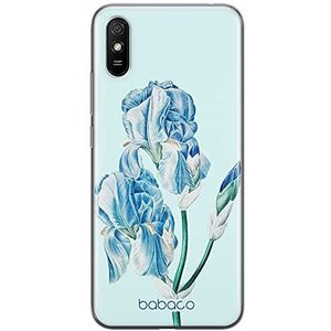BABACO ERT Group Coque de téléphone Portable pour Xiaomi REDMI 9A Original et sous Licence Officielle Motif Flowers 025 Parfaitement adapté à la Forme du téléphone Portable, Coque en TPU