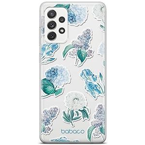 ERT GROUP mobiel telefoonhoesje voor Samsung A52 5G / A52 LTE 4G / A52S 5G origineel en officieel erkend Babaco patroon Flowers 029 aangepast aan de vorm van de mobiele telefoon, gedeeltelijk bedrukt