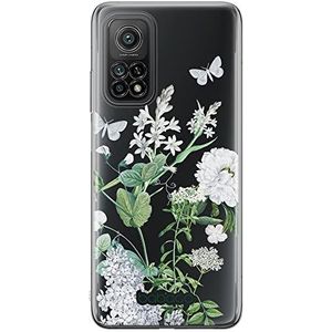 BABACO ERT Group mobiele telefoonhoes voor Xiaomi REDMI Note 9T origineel en officieel gelicentieerd bloemenpatroon 033 Perfect geschikt voor mobiele telefoonvorm, gedeeltelijk bedrukt